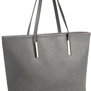 Solid Color Pu Leather Satchel Handbag for Women Shoulder Bag with Multiple Pock